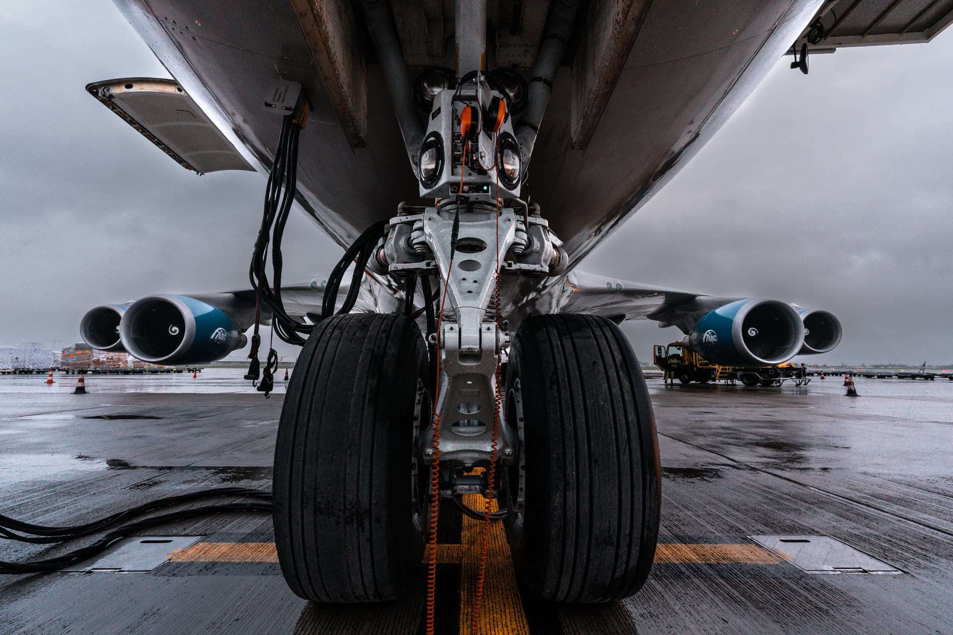 Aircraft mechanic working on an airframe